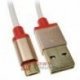 Kabel USB-Micro USB 1m double 2.4A sided dwustronne wtyki NEPOWER