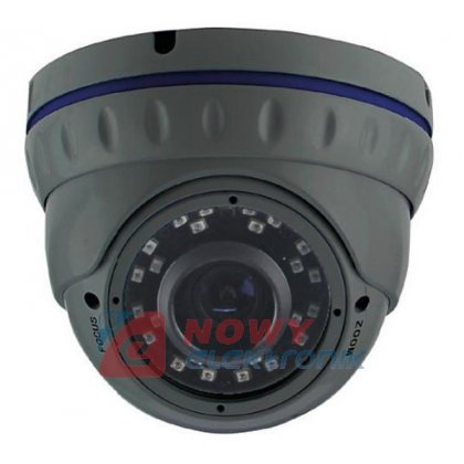 Kamera HD-UNIW. KU30-960P-2812 1,3MPX 2,8-12mm IR30m szara 4w1 kopułka