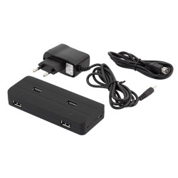HUB USB 2.0 7 - portowy aktywny + zasilacz-Komputery i Tablety
