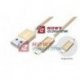 Kabel USB Premium HYBRID UNITEK microUSB/Lightning Gold smartphon/iPhone