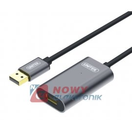 Kabel USB 2.0 wt.A/gn.A 15m AKT. Premium ze wzmacniaczem UNITEK Y-273