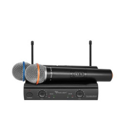 Mikrofon bezprzew. UHF U3000 AZUSA dwukanałowy-Naglosnienie i Estrada
