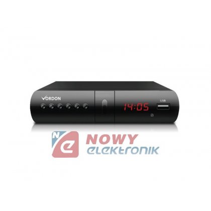 Tuner TV naz. TTN-04 DVB-T/T2 VORDON (kable HDMI i EURO w zestawie)