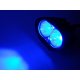 Lampa LED halogen Blue Spot 2x5W CREE IP68 12V/24V światło nieb.