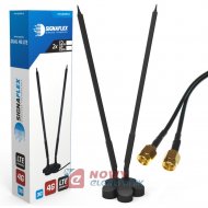 Antena GSM/LTE4G 3G DUAL VICTORY 2x12dbi 2xSMA + 2x kabel 5m