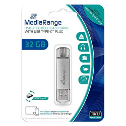 Pamięć PENDRIVE 32GB MEDIARANGE DUAL USB3.1/USB-C-Komputery i Tablety