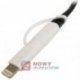 Kabel USB-Micro+iPhone 1m WESDAR 2in1 T1 High Quality Czarno-Biały Iphone