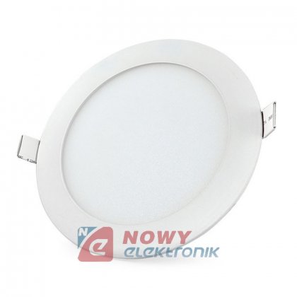 Lampa panel LED Emma 4W ciepły (*) okrągły biały 230VAC 3000K