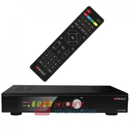 Tuner sat. OPTICUM HD 405 COMBO PVR DVB-S DVB-S2 DVB-T HDTV dekoder SAT