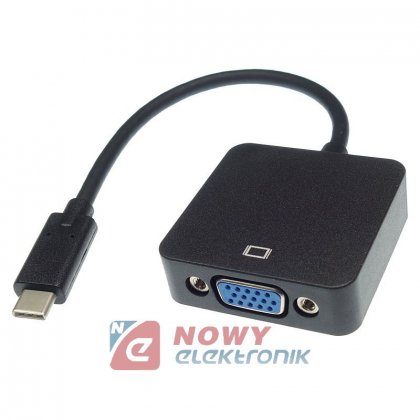 Adapter USB-C do VGA SVGA konwerter do Apple MacBook