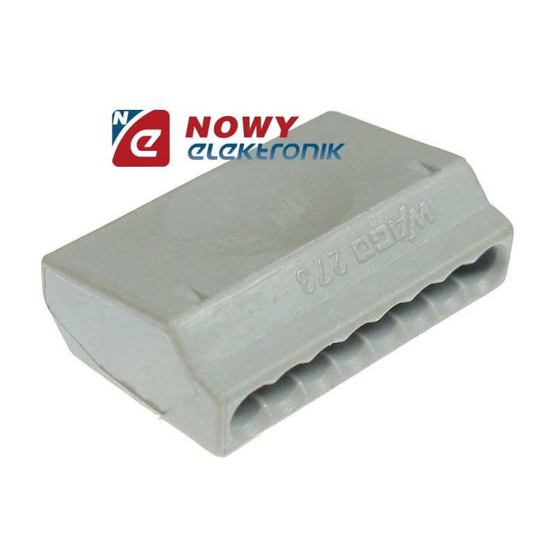 Boîte De 50 Connecteurs Wago 273-108 - Pour 8 Fils Rigides 1.5mm², Sans Outil