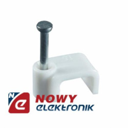 Uchwyt KLIP 10/5mm kabla przewodu-Elektryka