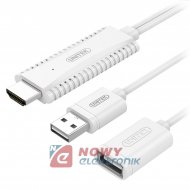 Konwerter USB/HDMI Mobile to TV UNITEK  Kabel,adapter M101AWH