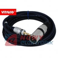 Kabel Jack 3,5m. wt.-wt.XLR 5m st./kabel mikrof. MK31 Vitalco