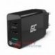 Ładowarka USBx3 siec.QC3.0 GREEN CELL quick charge 6,4A