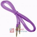 Kabel jack 3,5st wt-wt.1m fiolet Mp3 Iphone Ipod NEPOWER