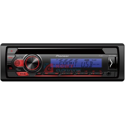 Radio samoch.PIONEERDEH-S110UBB CD+USB BLUE niebieskie