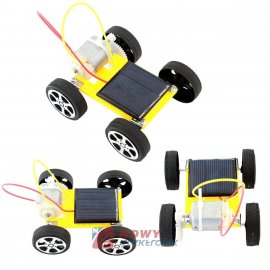 Zestaw solarny - samochód zasilany bateriami  słonecznymi