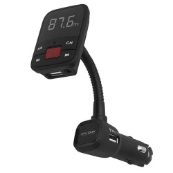 Transmiter FM BLOW + Ładowarka 2,1A USB/ elastyczny przegub.-CAR AUDIO-VIDEO