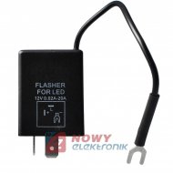 Przekaźnik RE110 LED Flasher 12V do kierunkowskazów LED 8-pin przerywacz