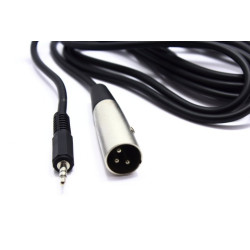 Kabel Jack 3,5m. wt.-wt.XLR 6m st./kabel mikrof. MK30 Vitalco-Kable i Przyłącza RTV i PC