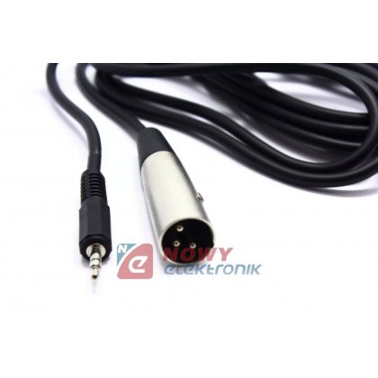 Kabel Jack 3,5m. wt.-wt.XLR 6m st./kabel mikrof. MK30 Vitalco