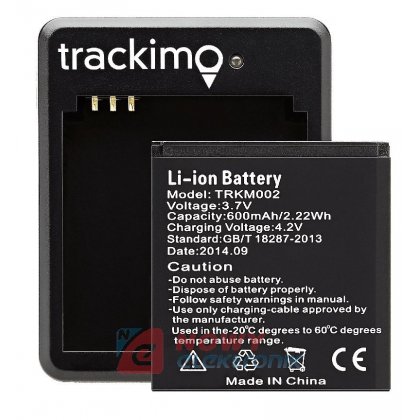 Bateria + Ładowarka Trackimo    Optimum lokalizator, akumulator