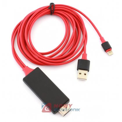 Konwerter Iphon MHL USB HDMI Adapter Kabel MHL-HDMI lightning