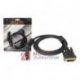 Kabel HDMI - DVI 3m 19pin+filtr