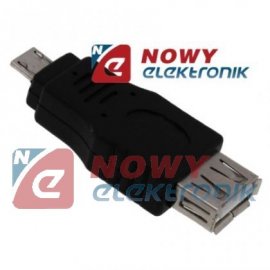 Przejście micro USB/USB wt/gn adapter HOST OTG micro