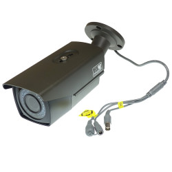 Kamera HD-UNI.NE-402 2MPX 2,8-12mm Tuba Szara TVI/AHD/CVI/CVBS.-Monitoring CCTV