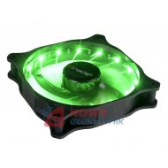 Wentylator LED 120x12 12V PC zielone podświetlenieTRACER