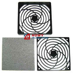 Osłona went. z filtr 45PPI 120mm do wentylatora-Wentylacja i Chłodzenia