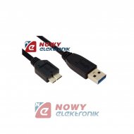 Kabel USB 3.0 Wt.A/wt.micro USB 0.6m  micro B