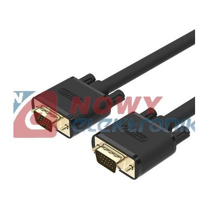 Kabel do mon. HDB15M/M 10m VGA PREMIUM UNITEK Y-C506G SVGA
