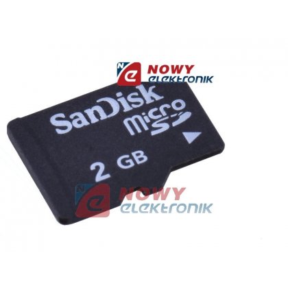 Karta pamięci miniSD 2G QUER 2GB  z adapterem na SD