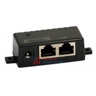 Adapter POE zasilanie przez LAN montażowy  (2xRJ45+DC)
