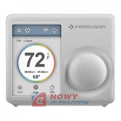 Termostat Ferguson Wi-Fi FS1TH  3,5" 5-37°C SmartHome regulator temper.