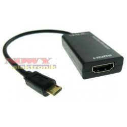 Konwerter Micro USB/HDMI|SAMSUNG Kabel MHL-HDMI przej.-RTV, SAT, DVB-T