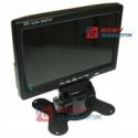 Monitor LCD-TFT 7" STAND-ALONE 12/24V 2xAVin do kamera cofania