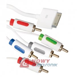 Kabel APPLE 30p - 5xRCA  2m iPhone Ipod ICIDU