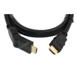 Kabel HDMI 1,8m kątowy regul. HDK40-Kable i Przyłącza RTV i PC