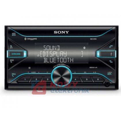 Radio samoch.SONY DSX-B700BT2DI USB/BT/NFC/ Multicolor 2DIN