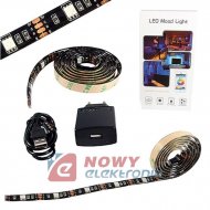 Taśma LED ZESTAW 5050 TV-RGBBT02 2m+ sterownik BLUETOOTH APP+ zasilacz
