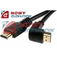 Kabel HDMI 1.8m kąt/prost KĄTOWY NA PROSTY