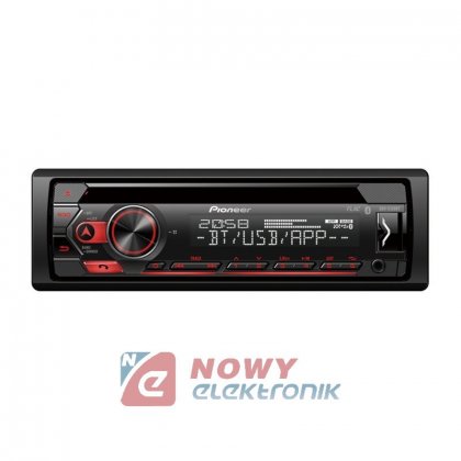 Radio samoch.PIONEERDEH-S320BT CD+USB+BT Bluetooth + mikrofon, SPOTIFY