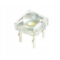 Dioda LED 5mm FLUX W biała zimna-Podzespoły Elektroniczne