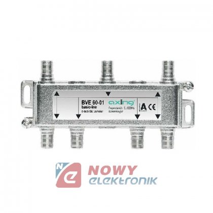 Spliter 1/6 Axing BVE 60-01 5-1006 MHz DVB-T rozgałęźnik 6-krotny