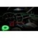 Pasek Neon samochodowy 3m zielon EL WIRE światłowód do wnętrza samochodu