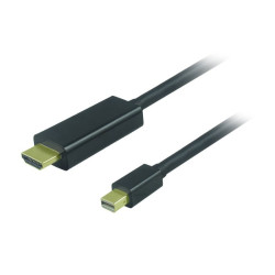 Kabel miniDisplayport / HDMI wt. UNITEK Y-6357 1,8m-Kable i Przyłącza RTV i PC